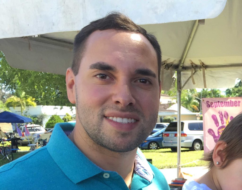 Florida House Representative Bryan Avila at a Miami Springs Charity Event for Kids with Cancer