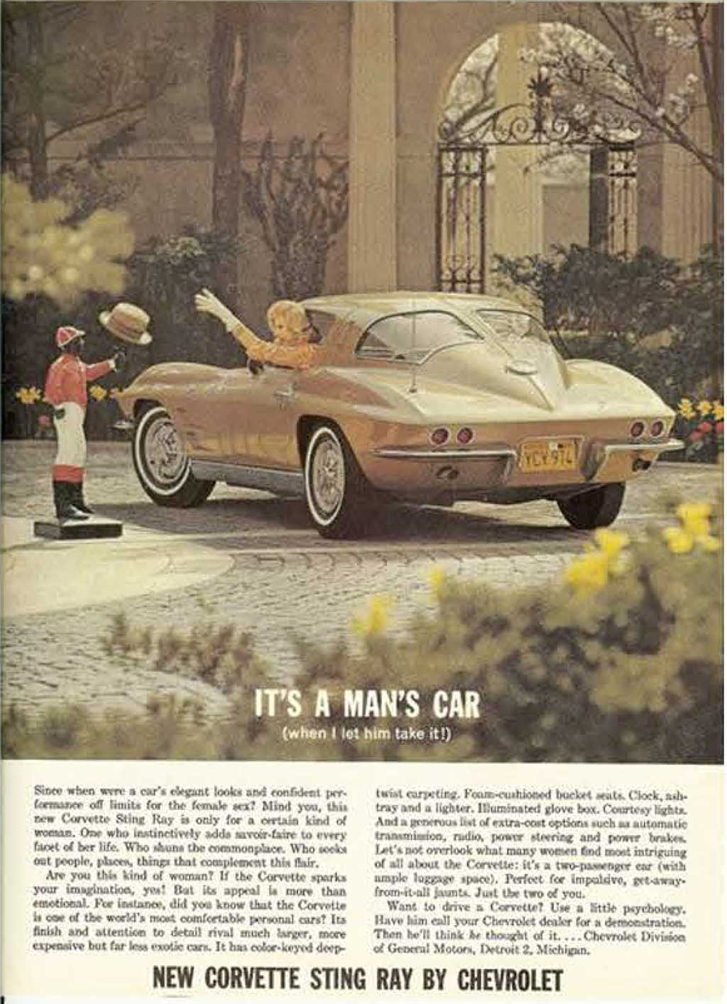 Corvette Stingray Advertisement