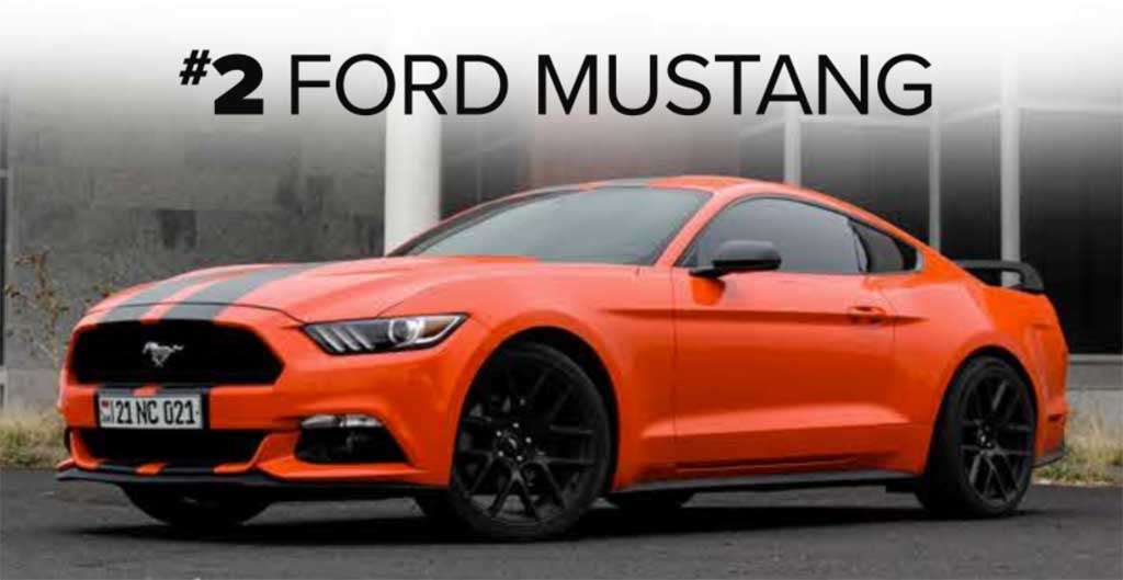Ford Mustang - Ranked the 2nd Best Car for Miami Single Men