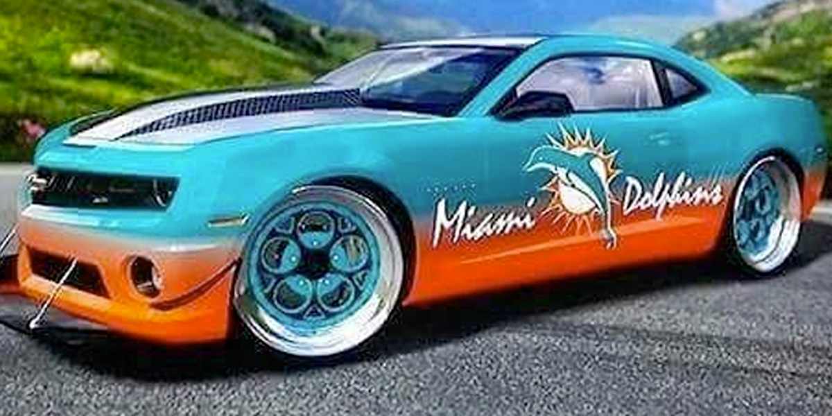 Top 5 Miami Dolphin Auto Paint Jobs - MiamiCars.com