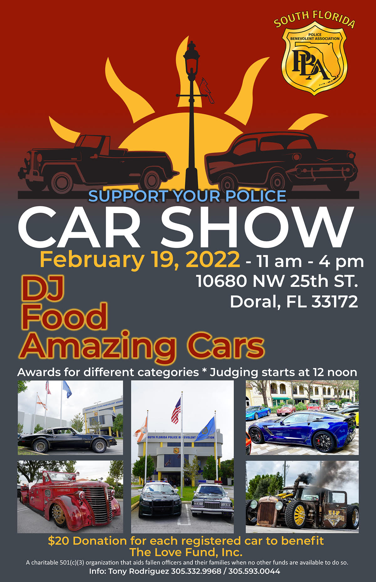 Support Your Police Car Show