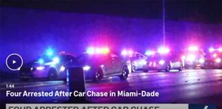 Video: FHP Car Chase Concludes with 4 Men Arrested in Miami-Dade