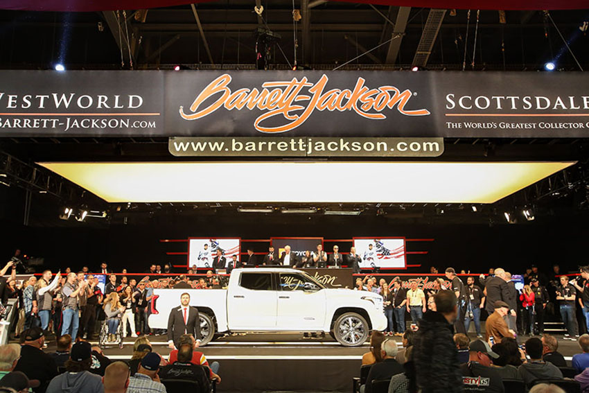 Tundras Raise More Than $1M at Barrett-Jackson Auction