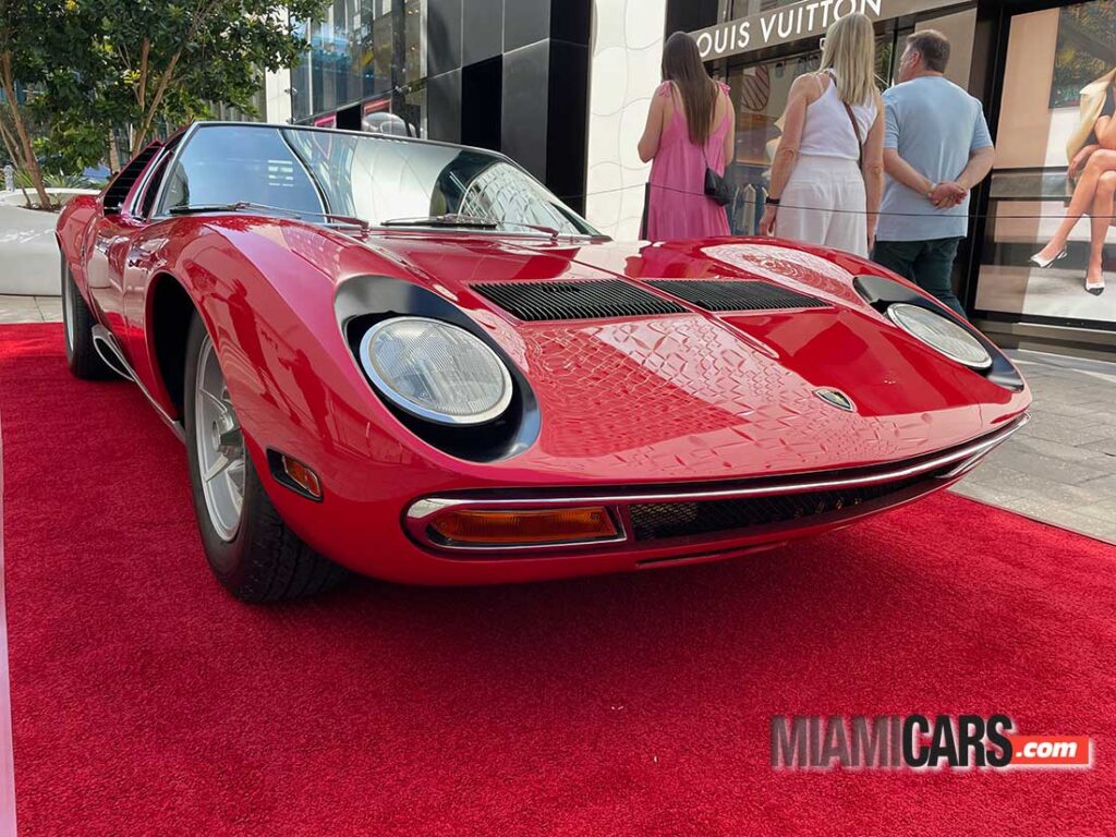 Lamborghini Miura at Miami Concours Event