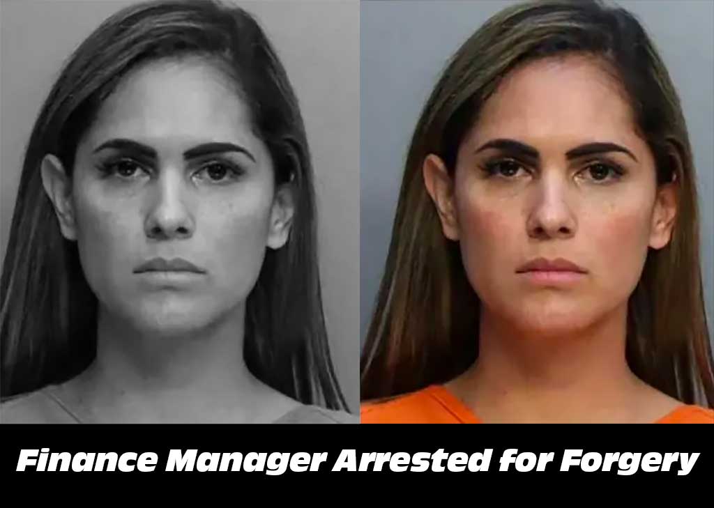 Sofia Pinedo arrested for Forgery