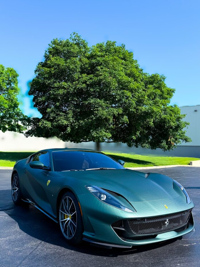 ✨ 1 of 1. No replicas. No compromises. 💎🔥 We gave this Ferrari 812 a completely custom wrap — one that turns heads and…