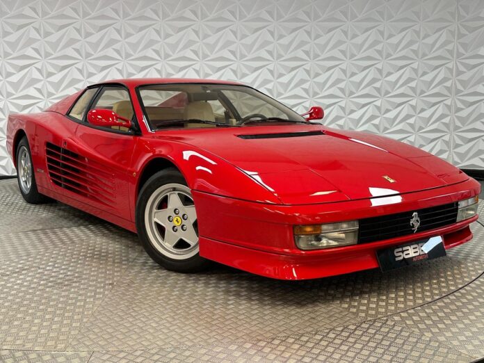 Our 1988 Ferrari Testarossa finished in Rosso Corsa is a true 80s icon with its astonishing design and performance