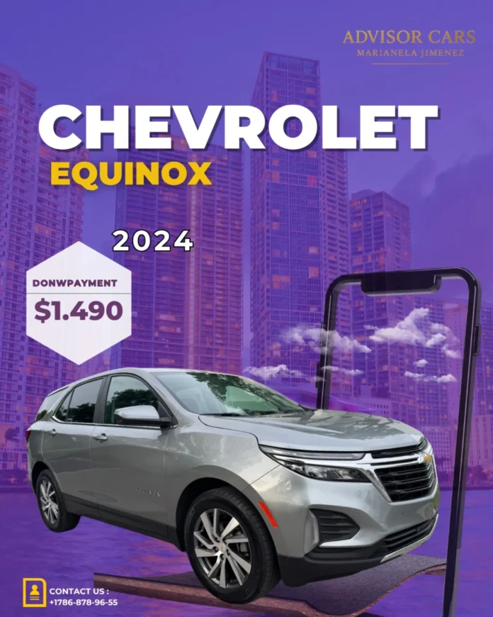 🚗✨ ¡Conquista las calles de Miami en esta Chevrolet Equinox LT 2024! 📍 Solo 38,000 millas 💵 Precio de locura: $18,400…