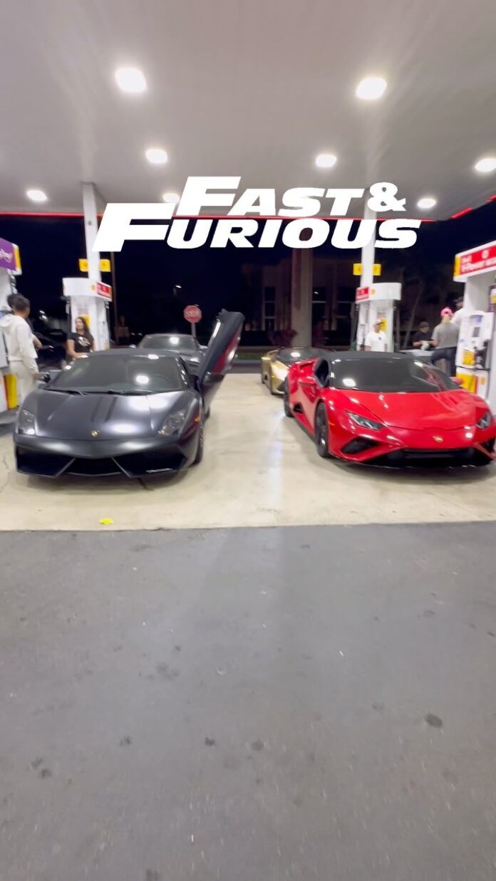 🎥🏎️💨 Don’t just watch. Live it. #viralvideo #fastandfurious #liveinthemoment #miamicars #lamborghini #gtr #audir8 #sh…