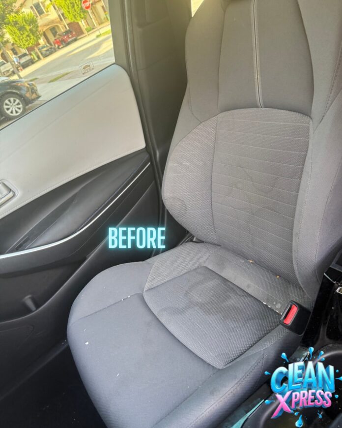 🚘💥 Lo que parecía imposible, ¡lo hicimos realidad! Este interior estaba en estado crítico, lleno de suciedad, manchas …