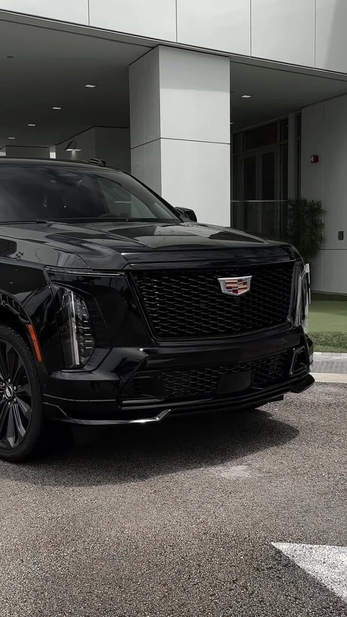 Murdered out. Maxed out. Meet the 2025 Cadillac Escalade-V in full black—682 horsepower, handcrafted 6.2L supercharged V…