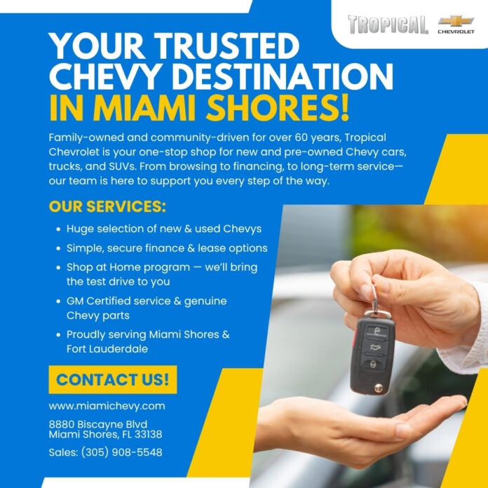 Looking for a Chevy dealership you can count on? 🌴 Tropical Chevrolet in Miami Shores has been family-owned, community-…