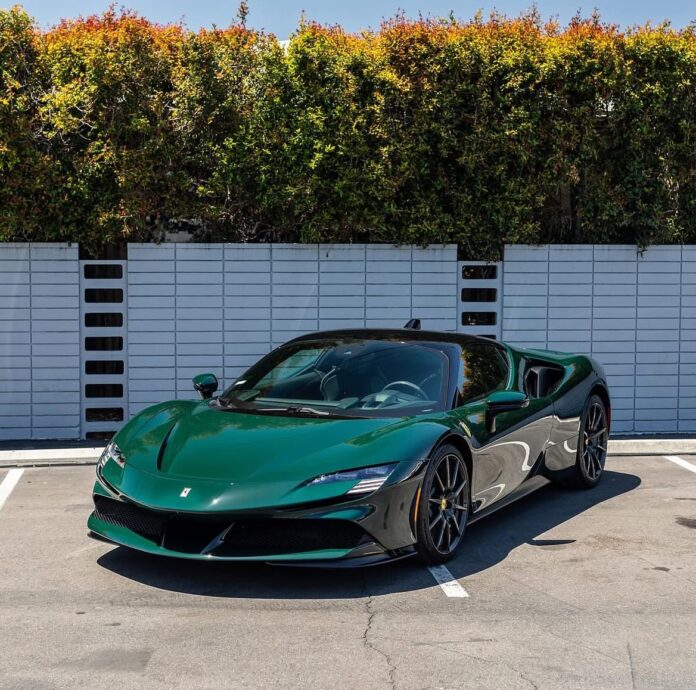 #ferrari #sf90 #miamicars #supercars #britishgreenracing #sf90stradale