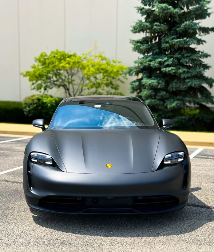 ⚡️Porsche Taycan – Recharged in Style⚡️ This electric beast just got a full body transformation using premium 3M vinyl —…