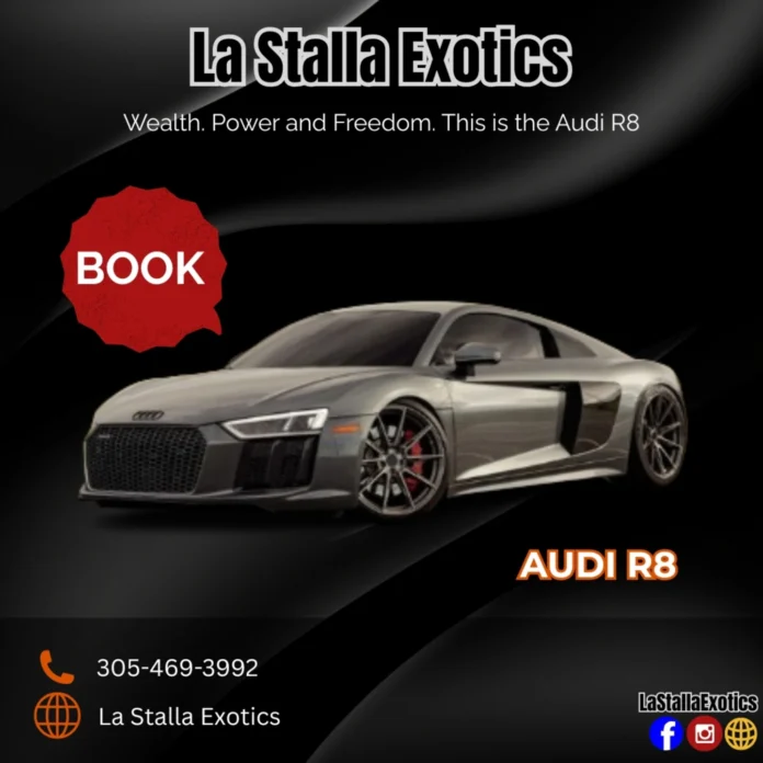 “Some cars turn heads. The Audi R8 breaks necks.” 🏁 Experience wealth, power, and freedom — all under your control. The…