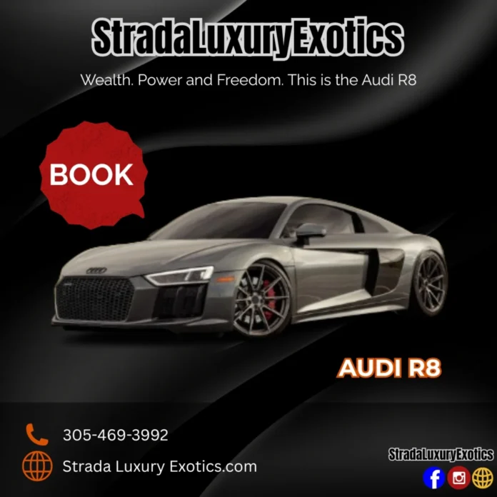“Some cars turn heads. The Audi R8 breaks necks.” 🏁 Experience wealth, power, and freedom — all under your control. The…