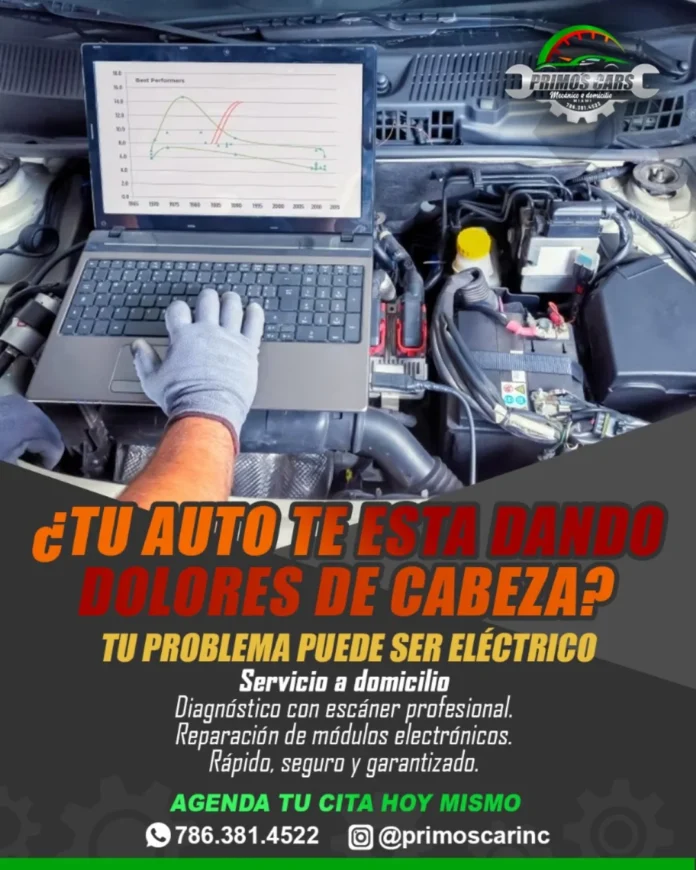 🚗💻 ¿Tu auto presenta fallas electrónicas? ¡No pierdas tiempo buscando un taller! Vamos hasta donde estés para diagnost…