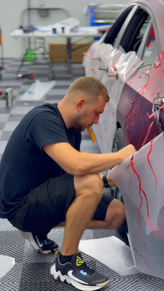 🔥 Дерзкий проект на грани искусства и безумия. В конце видео результат 😎 #hondacivic #cartransformation #miamicars #wr…