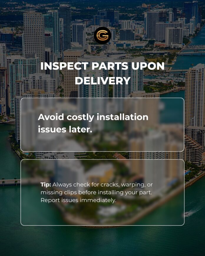Don’t install it before you check it! Before you start the repair, inspect every part: ☑️ No cracks? ☑️ Tabs intact? ☑️ …