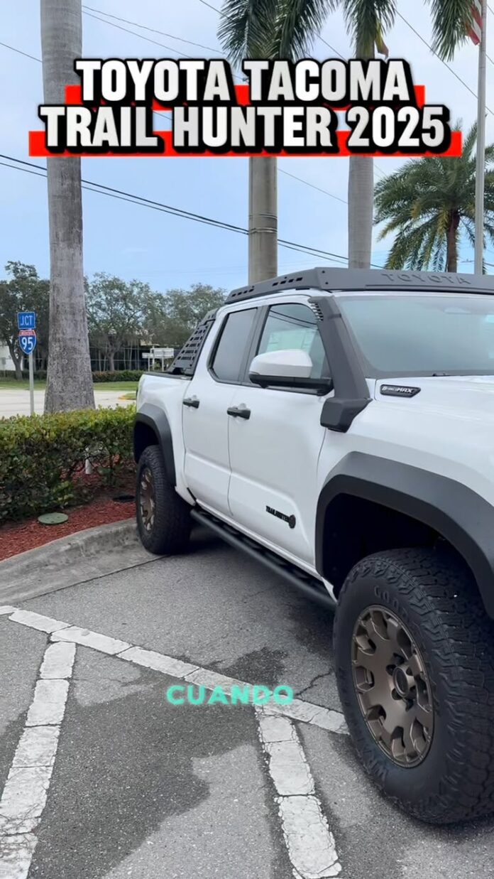 ✨ ¿Listo para la aventura sin límites? La nueva Toyota Tacoma Trailhunter 2025 llegó para conquistar cualquier camino 🌄…