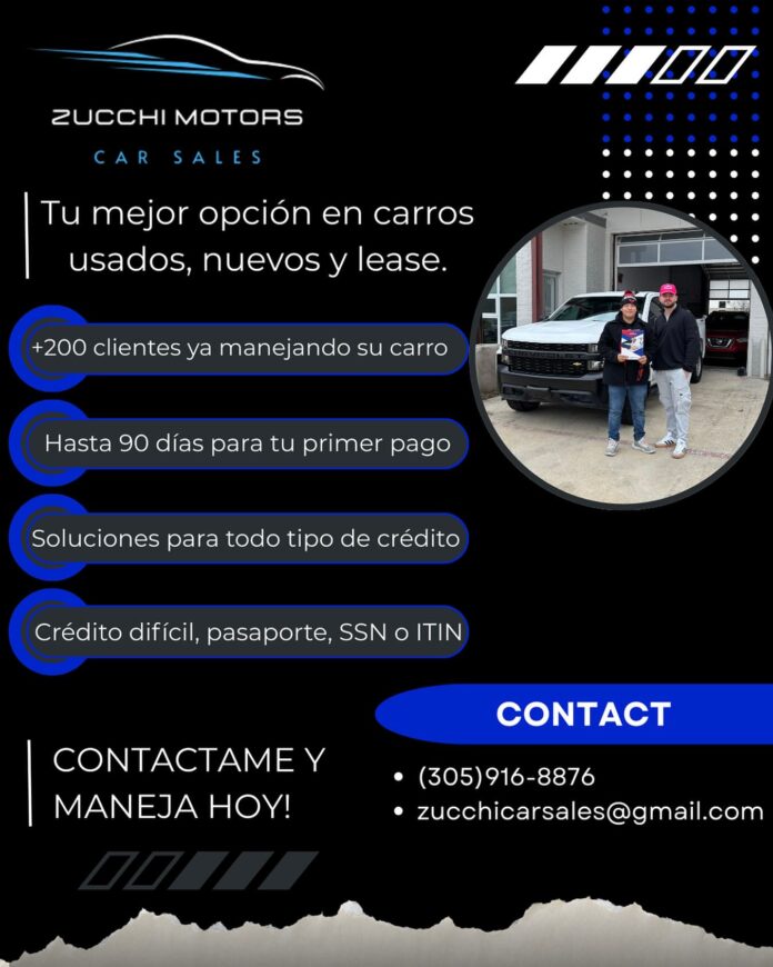 Bienvenido a ZucchiMotors ✨ 🚗 Me dedico a ayudarte con tu nuevo carro, lease o compra, ya sea nuevo o usado, ofreciéndo…