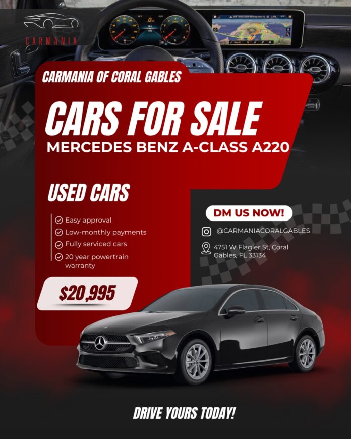 🚘Drive off in this MERCEDES BENZ A-CLASS A220 for only $20,995! 🔥 ✅ Easy approval ✅ Low monthly payments ✅ Fully servi…