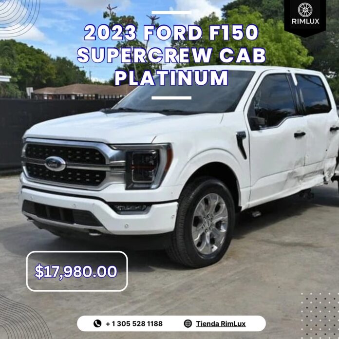 2023 Ford F-150 SuperCrew Cab Platinum Power. Luxury. Performance. All in one legendary truck. ✨ Stock: A21596 ✨ Miles: …
