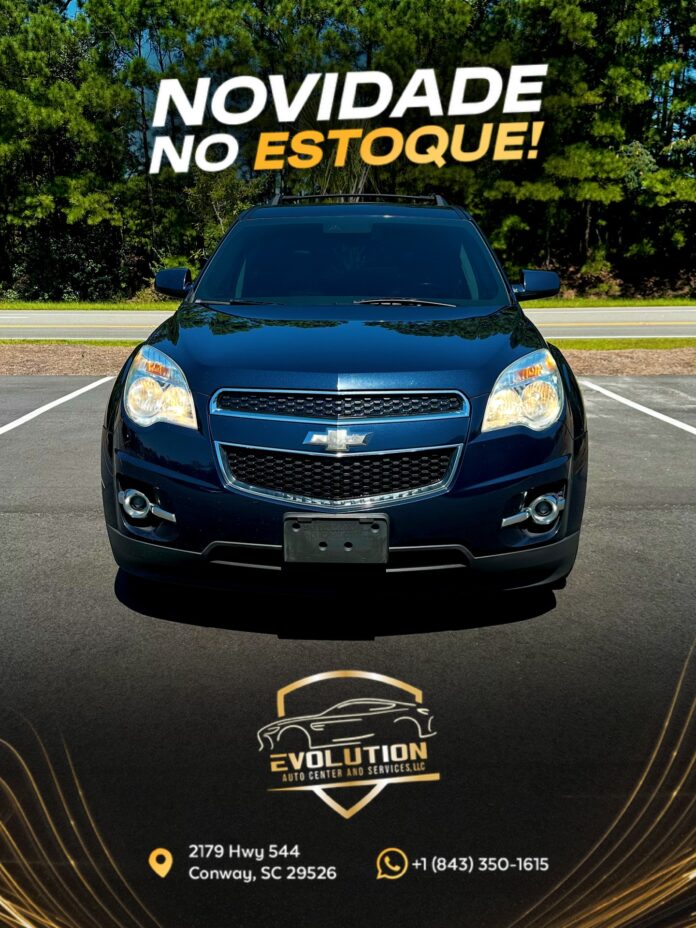 ✨ 2014 CHEVY EQUINOX ✨ ✔️ 157,000 milhas ✔️ Cor: Blue – design marcante e cheio de estilo ✔️ Potência, conforto e muito …